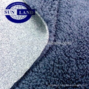 100% Polyester bonded polar fleece fabric for winter cloth